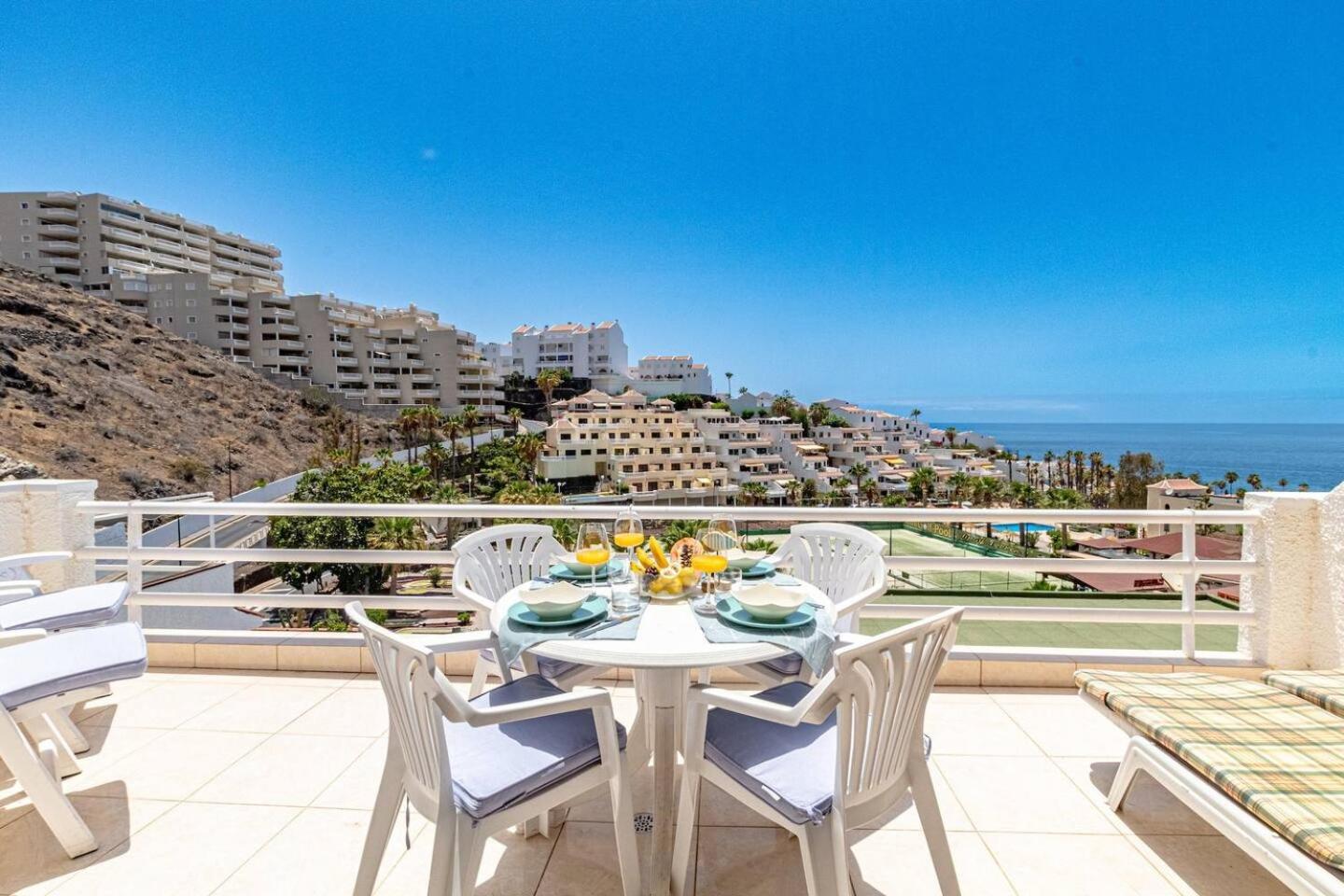 Sunny Oceanview Terrace By Dream Homes Tenerife Acantilado de los Gigantes Exteriér fotografie