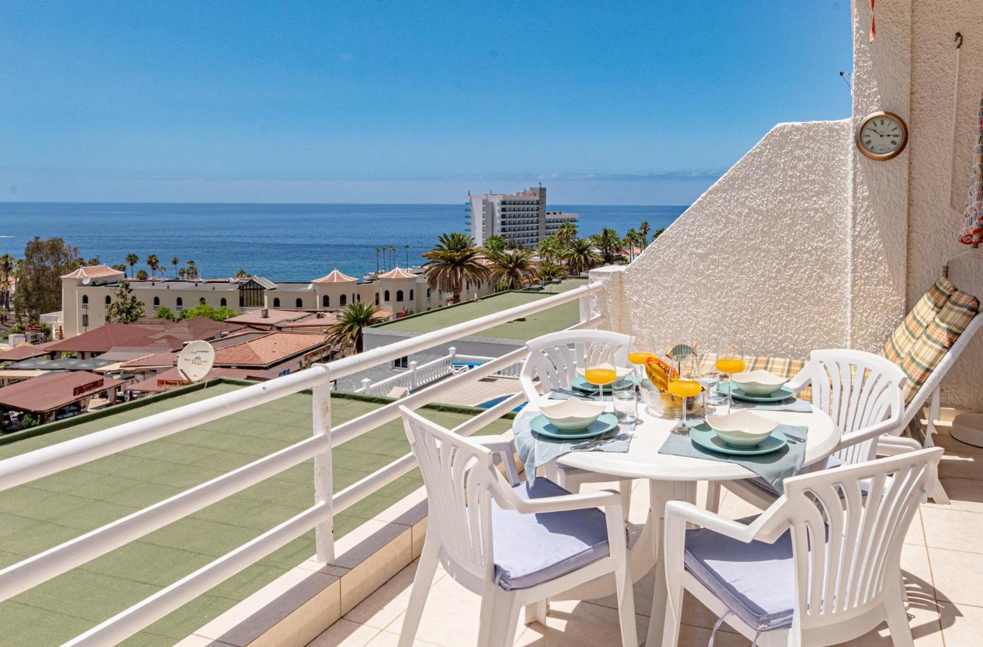 Sunny Oceanview Terrace By Dream Homes Tenerife Acantilado de los Gigantes Exteriér fotografie